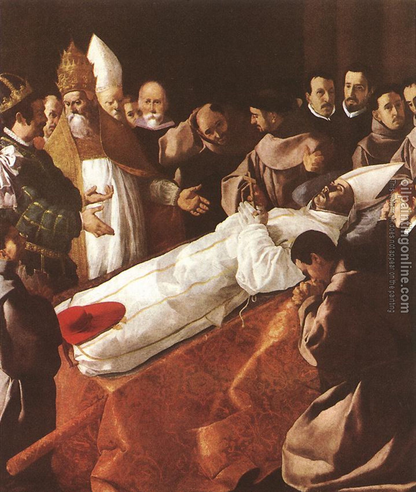 Zurbaran, Francisco de - The Lying-in-State of St Bonaventura